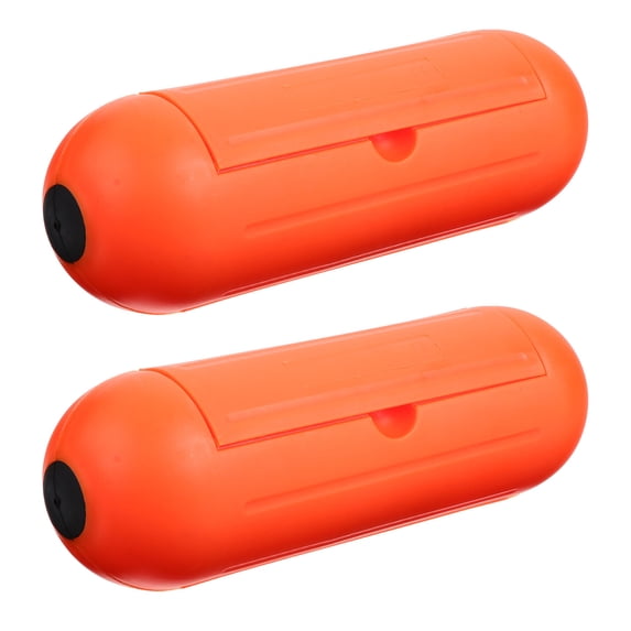 TOYMYTOY 2Pcs Water Resistant Cord Cover Orange Extends Electrical Connection with Sealing Box
