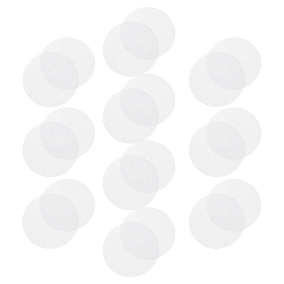 TOYMYTOY White Plastic Mesh Canvas Sheets for Cross Stitch and Embroidery 20Pcs