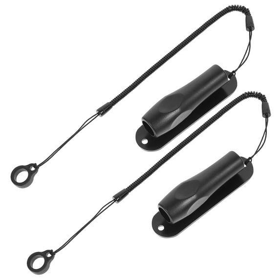 TOYMYTOY Back to School 2Pack Stylus Lanyard Cord Black Silicone Secure Attachment for Office
