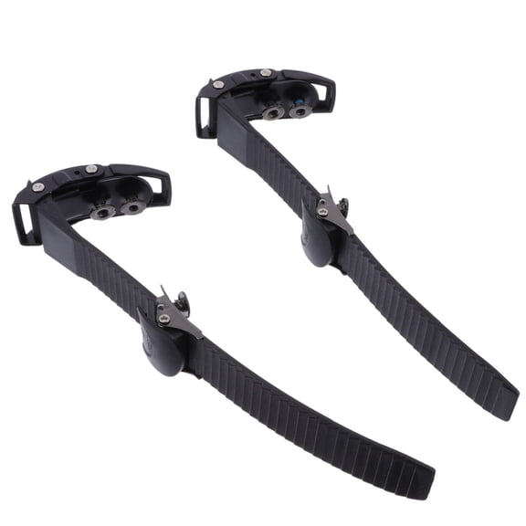 TOYMYTOY 2Pcs Black Roller Skate Strap Parts Stable Fix Buckle for Skating Shoes