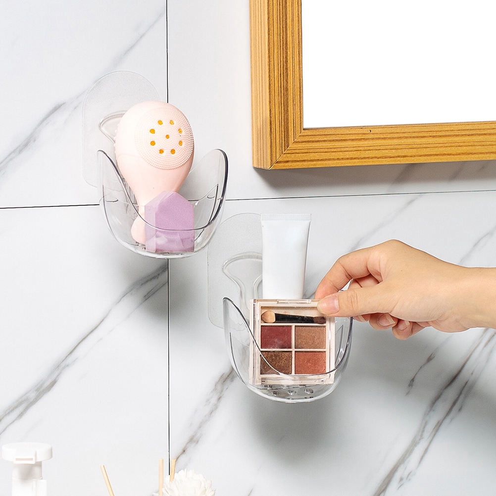 TOYMYTOY Powder Puff Storage Box Makeup Sponge Storage Racks White Pp ...