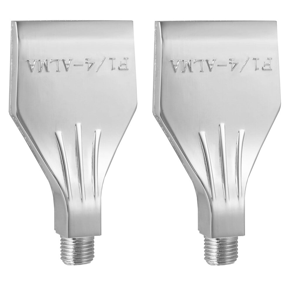 TOYMYTOY 2pcs 1/4" Aluminium Alloy Flat Type Air Nozzle Wind Jet Air