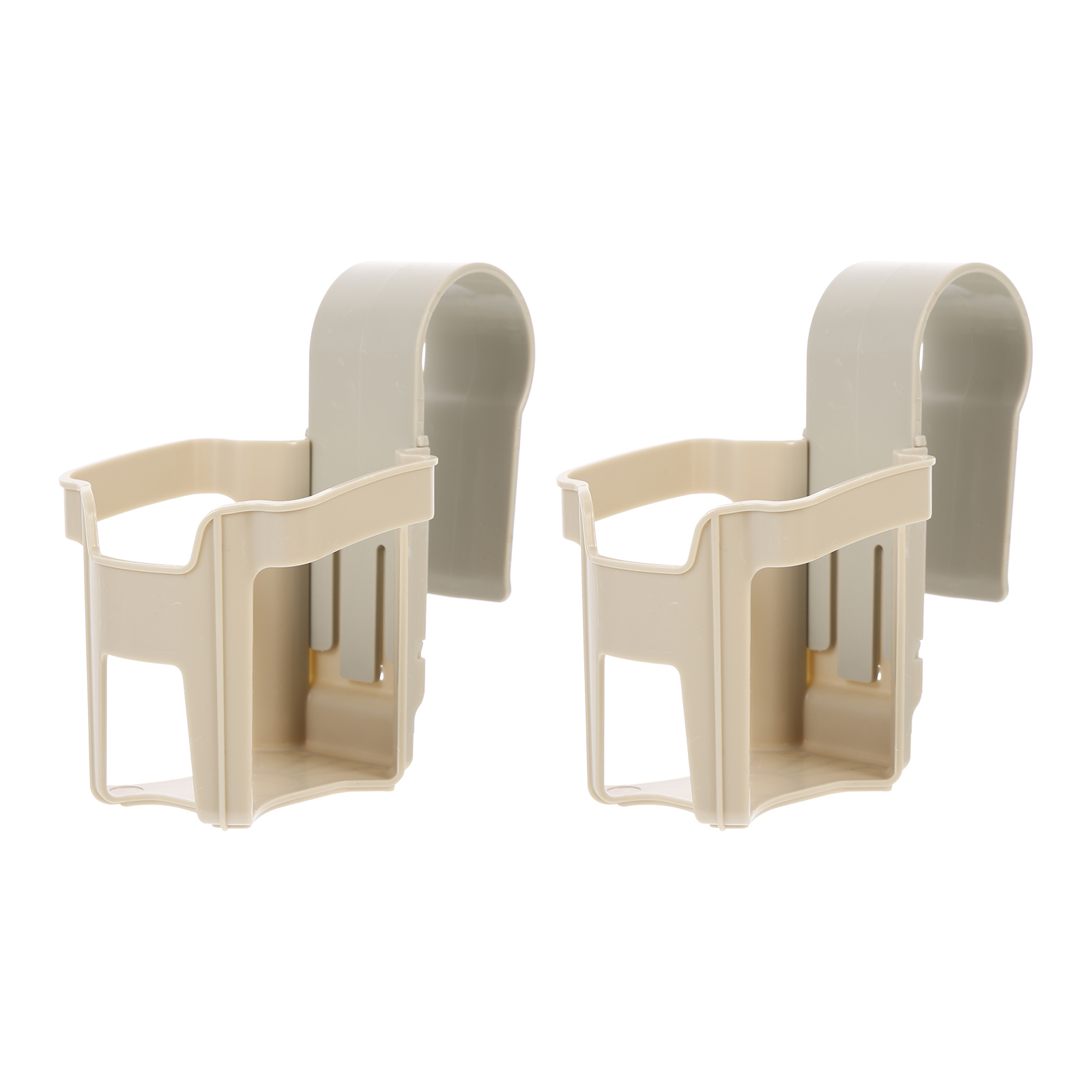 TOYMYTOY 2pcs Pool Cup Holder Poolside Plastic Beverage Rack Hook Type