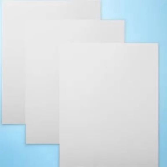 TOYMYTOY 3Pcs Sublimation Aluminum Blank Sheets White for DIY Metal Photo Frames and Signs