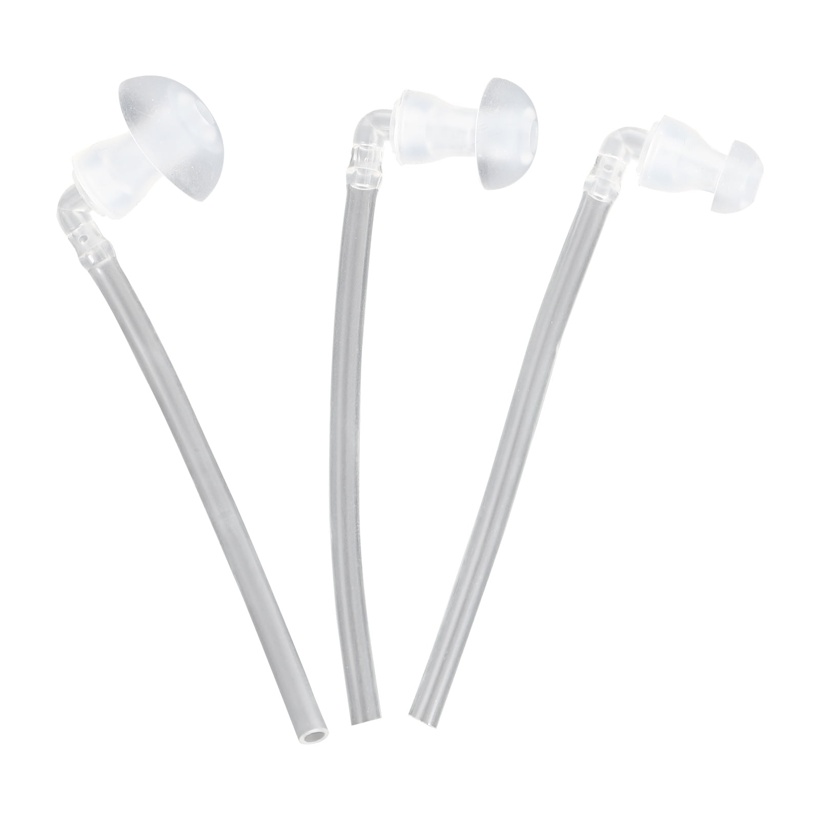 TOYMYTOY 3pcs Hearing Aid Earplugs Sound Guide Tubes Hearing Aid Accessories (Transparent