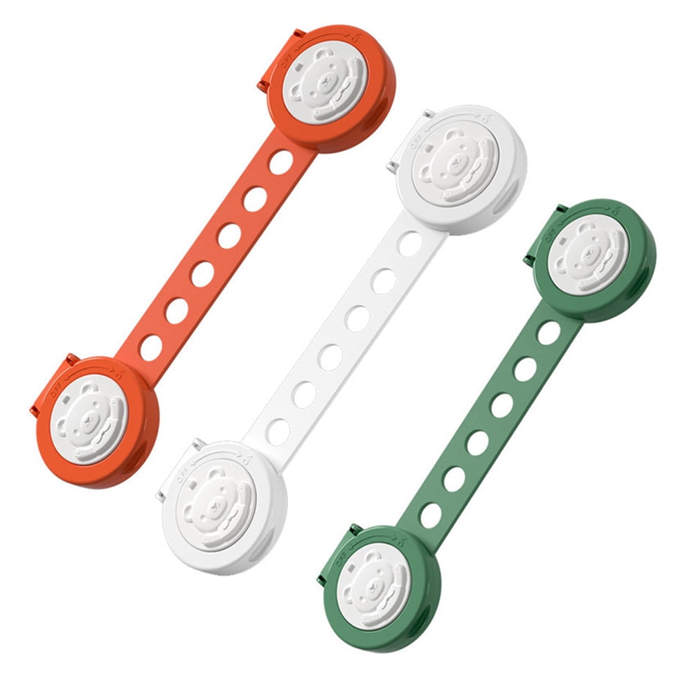 TOYMYTOY 3pcs Protective Lock Child Safety Lock Drawer Locks Baby
