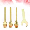 thumbnail image 1 of TOYMYTOY 4Pcs Hot Melt Glue Nozzle Set Copper Material with Wrench for Narrow Spaces, 1 of 8