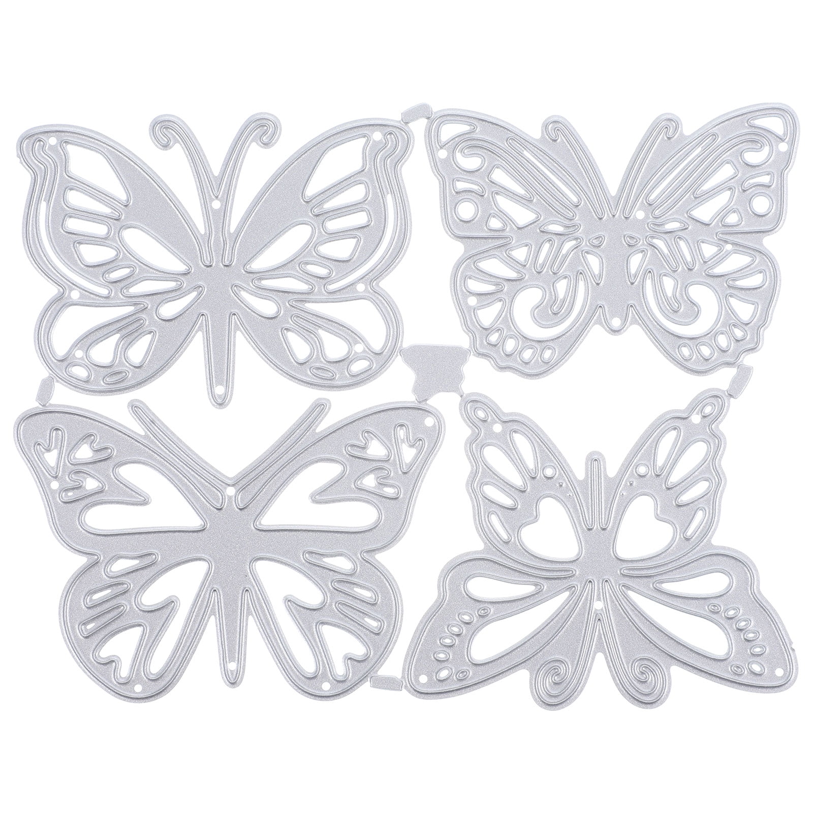 TOYMYTOY 4-Piece Butterfly Metal Cutting Dies Set for Scrapbooking ...