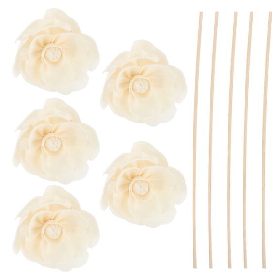TOYMYTOY 5 Pcs Decorative Diffuser Reeds Rattan for Home Decor Living Room