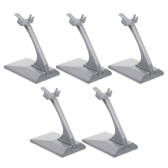 TOYMYTOY 5Pcs Plastic Aircraft Model Storage Stand with Stable Base for Home Display