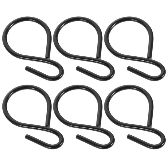 TOYMYTOY 6Pcs Steel S Hooks Heavy Duty Hanging Hooks for Home Garage Balcony Organization