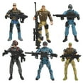 thumbnail image 1 of TOYMYTOY 6pcs Special Forces Soldier Models with Moveable Arms and Legs Educational Toys, 1 of 5