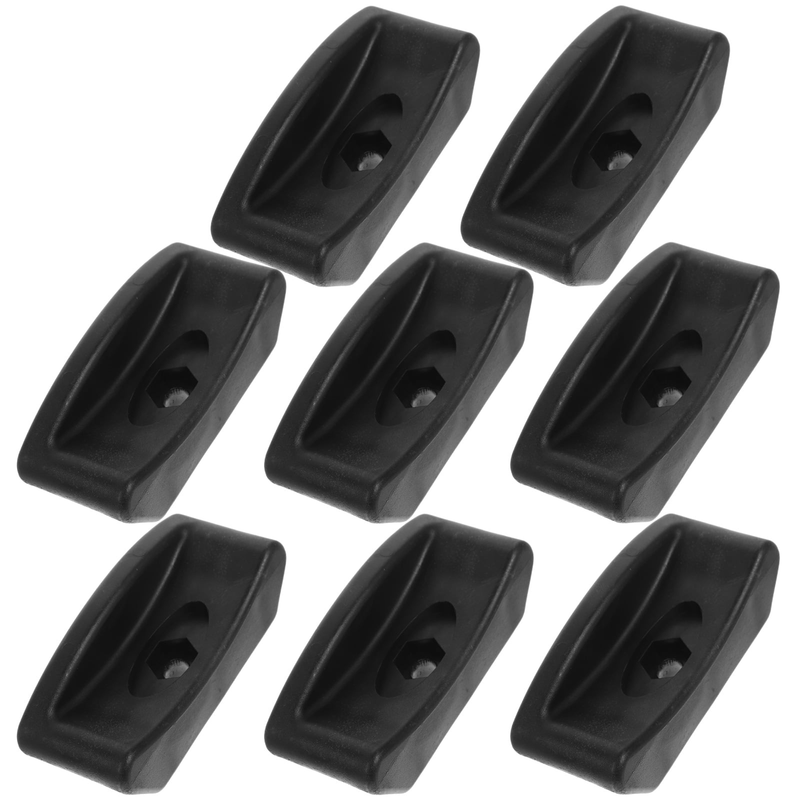 TOYMYTOY 8 Pcs Dumbbell Racks Barbell Storage Black PP Simple Design for Fitness Room