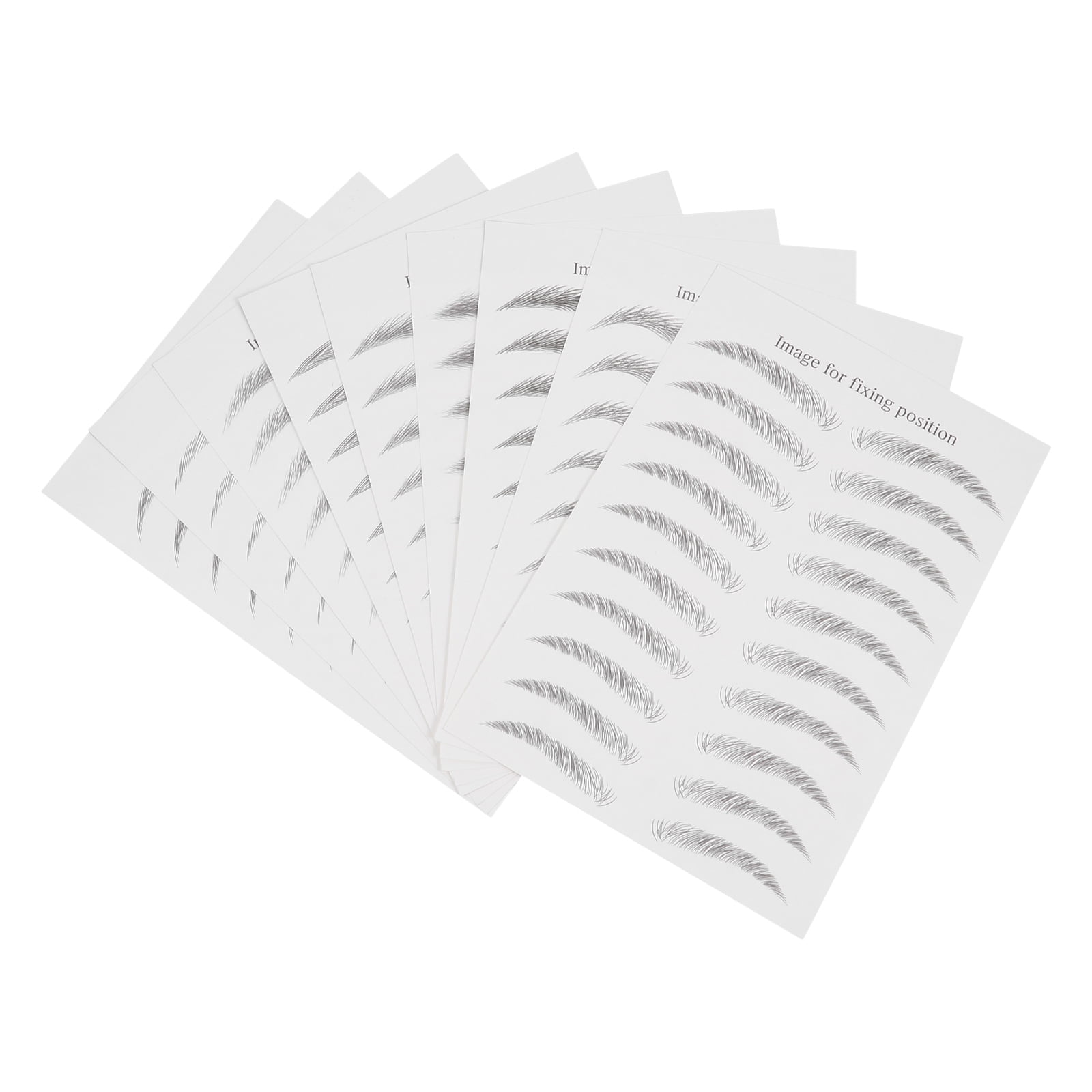 TOYMYTOY 9 Sheets Eyebrows Sticker False Eyebrows Tattoos Temporary