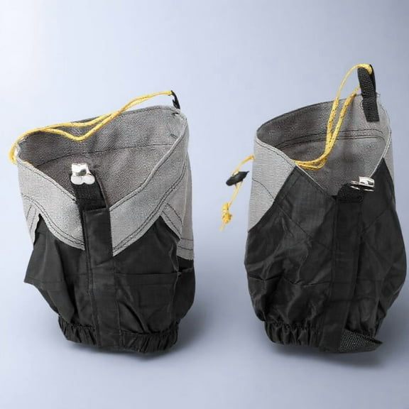 TOYMYTOY Black Ankle Walking Gaiter with Adjustable Cord for Outdoor Hiking and Cycling