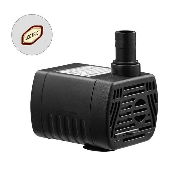 TOYMYTOY Submersible Water Pump with USB Power for Fountain Aquarium and Fish Pond Black