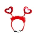 thumbnail image 1 of TOYMYTOY Christmas Valentine's Day Pet Love Shaped Hair Band Adorable Pet Hairpin Party Hair for Dog (Red Free Size), 1 of 4