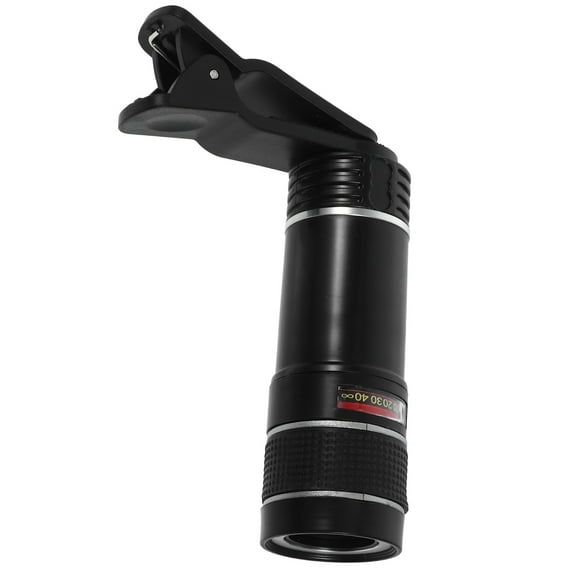 TOYMYTOY Mobile Phone Telescope Lens 20X Zoom Black Telephoto Lens with Tripod for Stable Shots
