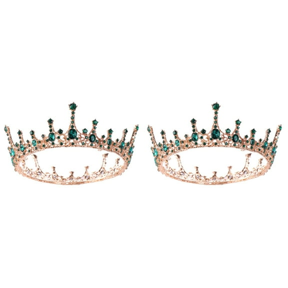 TOYMYTOY Forbridal Crystal Headband Girls Tiara Crown Women
Gothic Women Headdress Baroque Goddess Vintage Flowerwedding