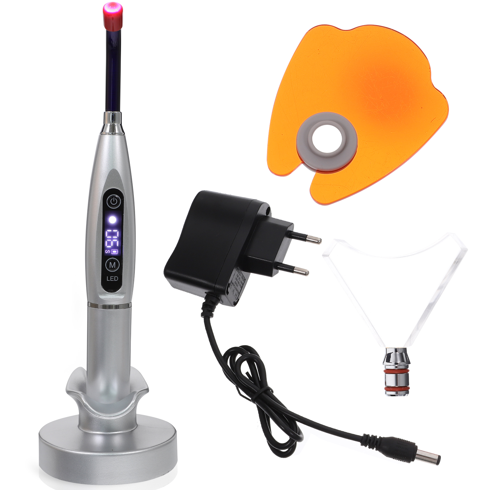 TOYMYTOY LED Curing Machine Fivecolor Lotus Base Dental Light Curing