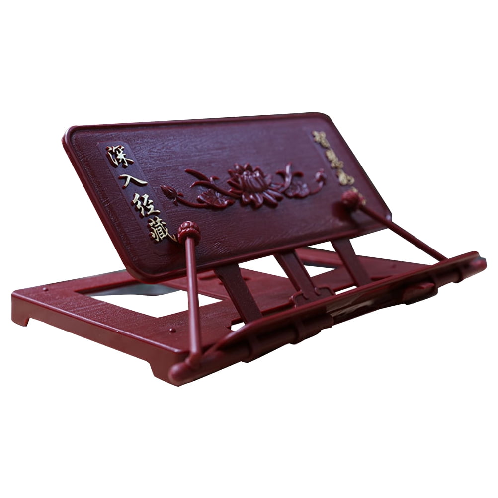 TOYMYTOY Plastic Book Stand Temple Classics Book Holder Decorative