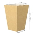 thumbnail image 1 of Tineasur 50-Pack Khaki Popcorn Paper Boxes for Cookies, Candies, Sweets, Party Favor Bags, Food Storage Bags, 1 of 6