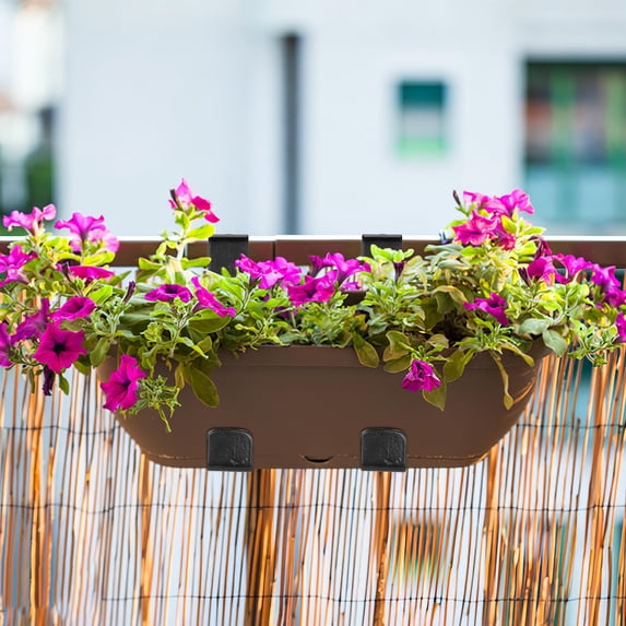 Windows Keyboard Metal TOYMYTOY Railing Flower Pot Bracket Metal Dark Curved Hooks for Windows ...