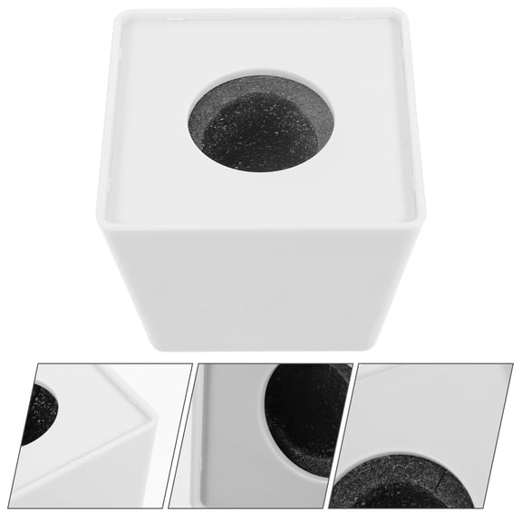 TOYMYTOY Plastic and Foam Mic Flag Cube for Interview and Conference Microphone Cover