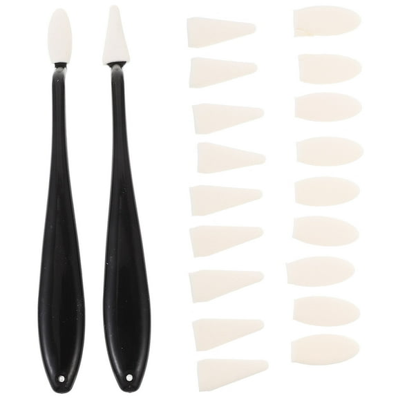 TOYMYTOY Stick Eraser Sketch Wipers Creating Shadows and Effects Black 2 Wipers