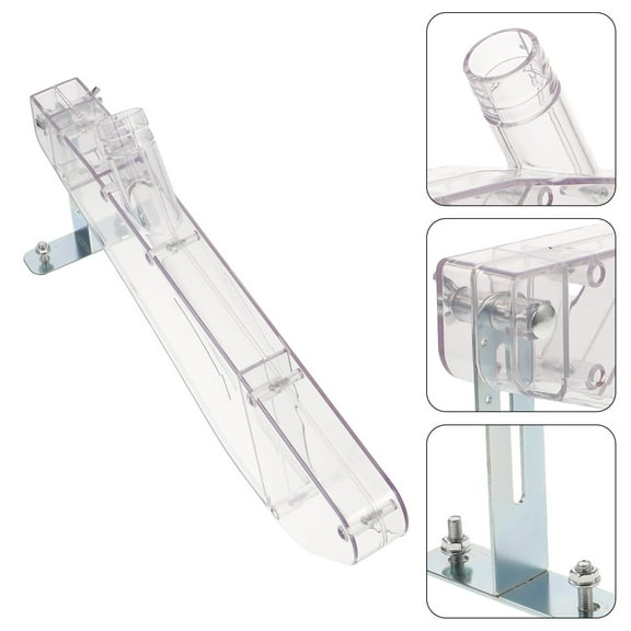 TOYMYTOY Tablesaw Push Blocks Table Saw Blade Cover Transparent Plastic 1Set Dust Prevention