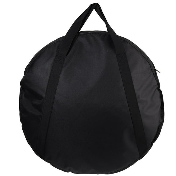 TOYMYTOY Handheld Black Cymbal Carrying Case with Small Pocket for Organized Storage