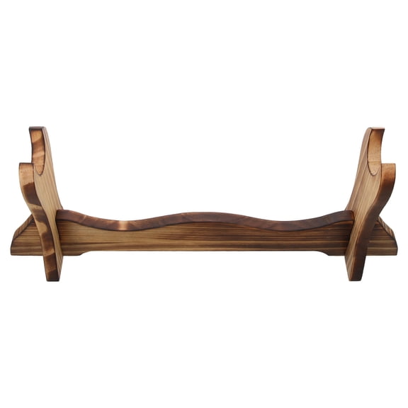 TOYMYTOY Durable Light Brown Sword Display Rack for Desktop and Home Use