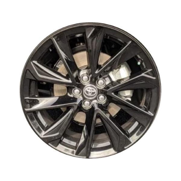 17 Inch Replacement Wheel Rim For Toyota Corolla 2014 2015 2016, Machined Gloss Black