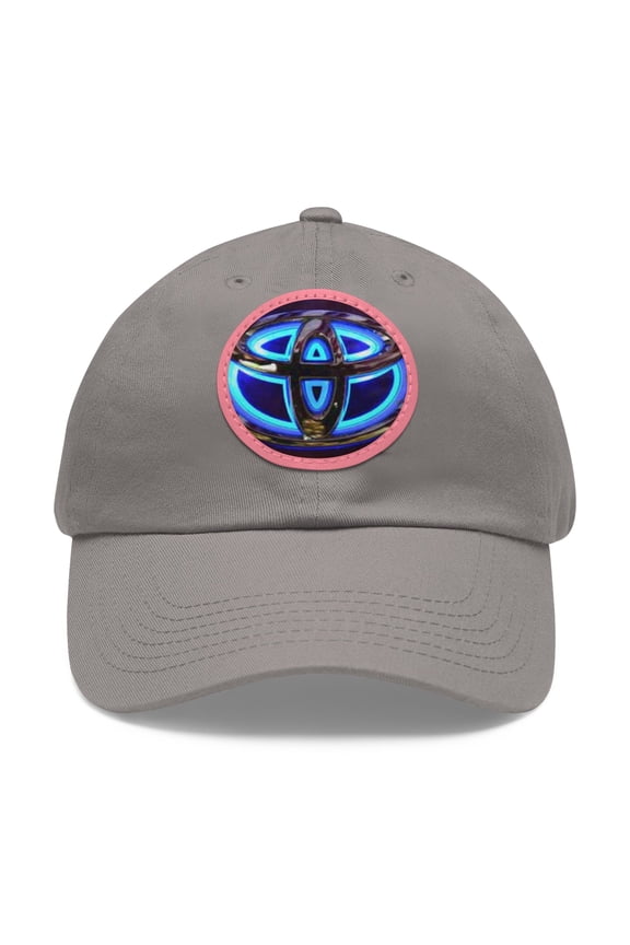 TOYOTA Dad Hat with Leather Patch (Round)