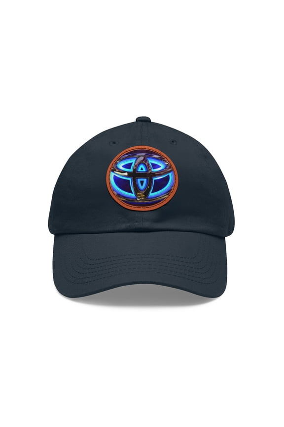 TOYOTA Dad Hat with Leather Patch (Round)