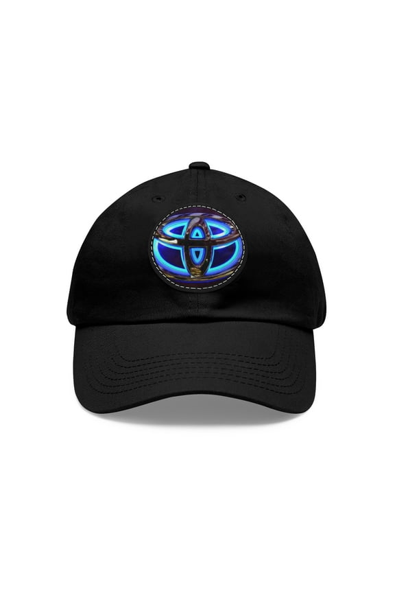 TOYOTA Dad Hat with Leather Patch (Round)