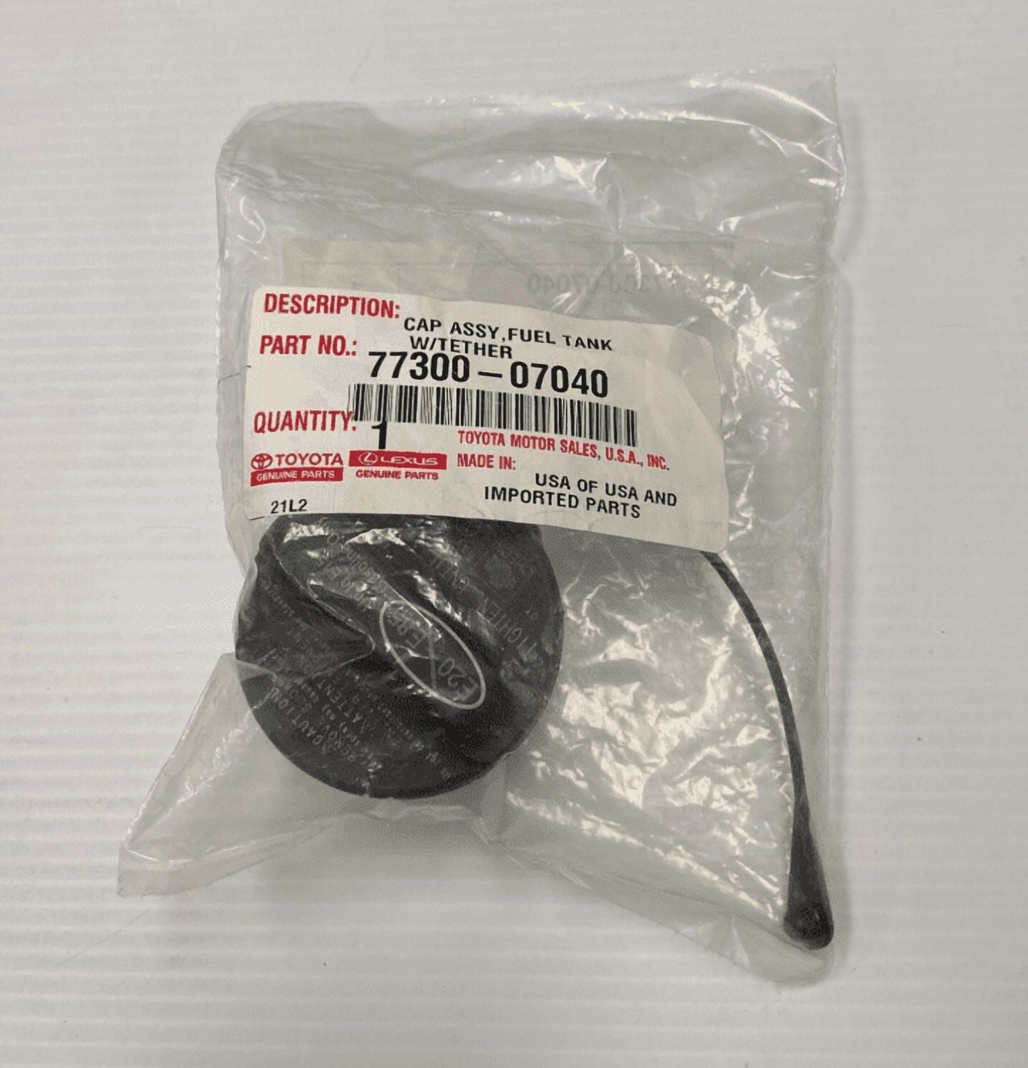 TOYOTA OEM FACTORY GAS CAP 2018-2021 TACOMA 2.7L & 3.5L
