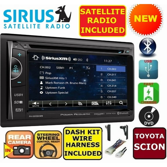 TOYOTA SCION Dvd Bluetooth USB Radio Stereo Car Installation Double Din Dash Kit