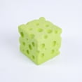 thumbnail image 1 of TOYOUME Cheese Block Squishy, 2 inch, Green, 1 of 6