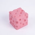 thumbnail image 1 of TOYOUME Cheese Block Squishy, 2 inch, Pink, 1 of 6