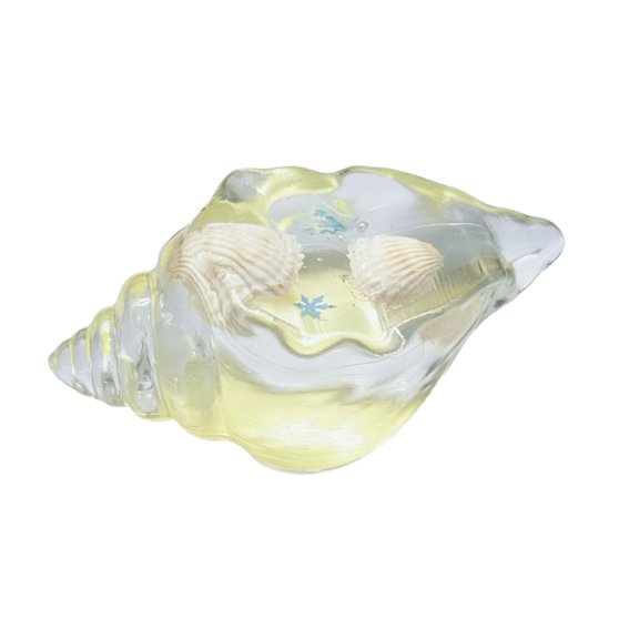TOYOUME Conch Shaped Squishy, Stress Relief, Slow Rising, Yellow