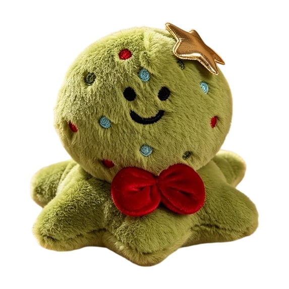 TOYOUME Cute Christmas Stuffed Plush Toy, 5 Inch, Green