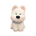 thumbnail image 1 of TOYOUME Dog Plush Stuffed Animal Toy, 1 Count, 9.8 Inch, for Kids and Adults, White, 1 of 8