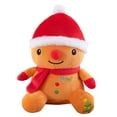 thumbnail image 1 of TOYOUME Gingerbread Man Plush Cloth Doll Pillow, Soft Stuffed Christmas Figurine, 9.45 Inches, 1-Piece, for Mantel Tree or Holiday Gift, D, 1 of 8