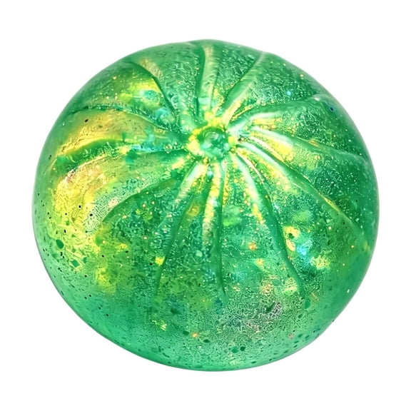 TOYOUME Glitter Dumpling Squishy with Box, 4 inch, Army Green