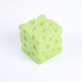 thumbnail image 1 of TOYOUME Jumbo Cheese Block Squishy, 2.75 inch, Green, 1 of 6