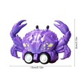 thumbnail image 1 of TOYOUME Pull Back Crab Toy, Friction Powered, 1 Count, 5.12 x 3.15 Inch, for Toddlers, Purple, 1 of 6