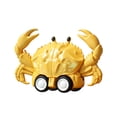 thumbnail image 1 of TOYOUME Pull Back Crab Toy, Friction Powered, 1 Count, 5.12 x 3.15 Inch, for Toddlers, Yellow, 1 of 6
