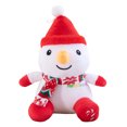 thumbnail image 1 of TOYOUME Snowman Plush Cloth Doll Pillow, Soft Stuffed Christmas Figurine, 9.45 Inches, 1-Piece, for Mantel Tree or Holiday Gift, B, 1 of 8