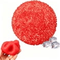 thumbnail image 1 of TOYOUME Textured Slush Ball Squishy, Slow Rise Stress Relief, Red, 1 of 5